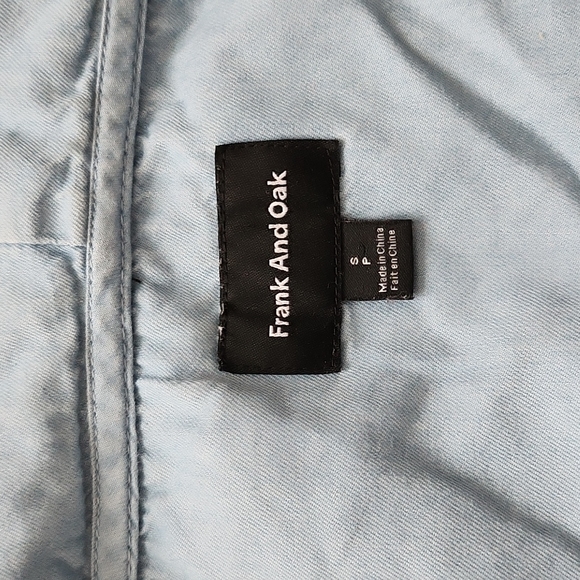 Frank And Oak lightweight denim pullover - Picture 2 of 4